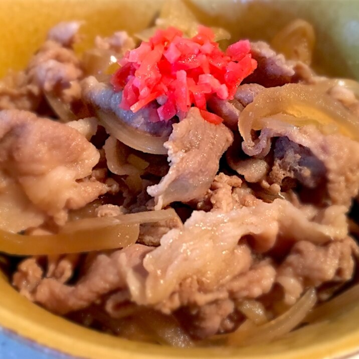 甘辛つゆが美味しい♪【豚丼】